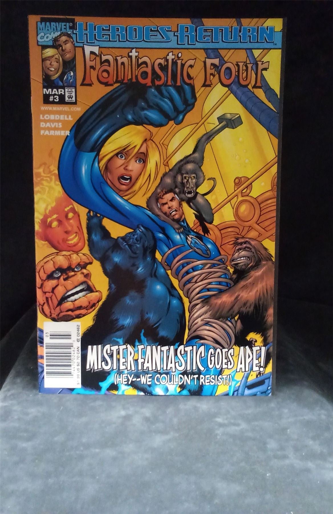 Fantastic Four #3 Direct Edition 1998 Marvel Comics Comic Book