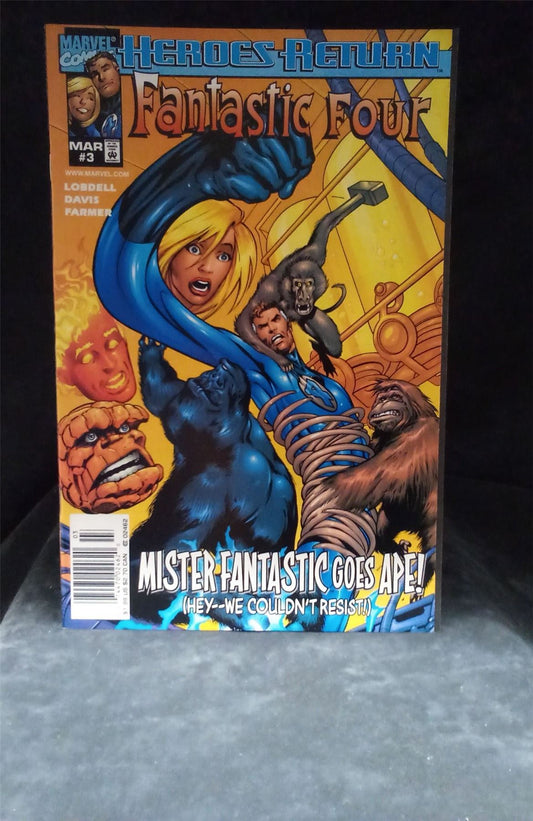 Fantastic Four #3 Direct Edition 1998 Marvel Comics Comic Book