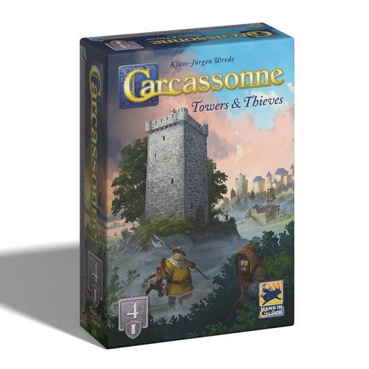 Carcassonne Exp4 (V3.1) : Towers & Thieves Board Game by Z-Man Games
