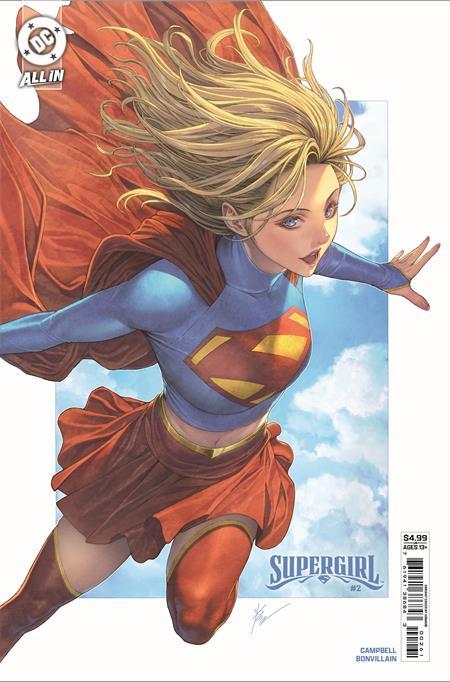 SUPERGIRL #2 CVR C HOMARE CARD STOCK VAR  DC Comics Comic Book 2025