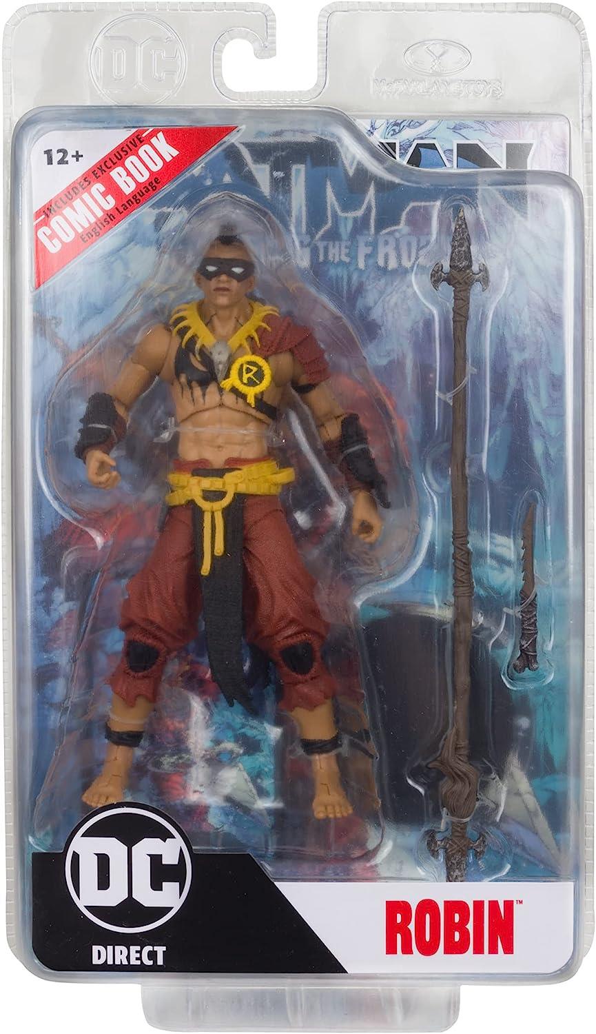 Dc Direct 7in Wv4 Robin Action Figure W/Comic