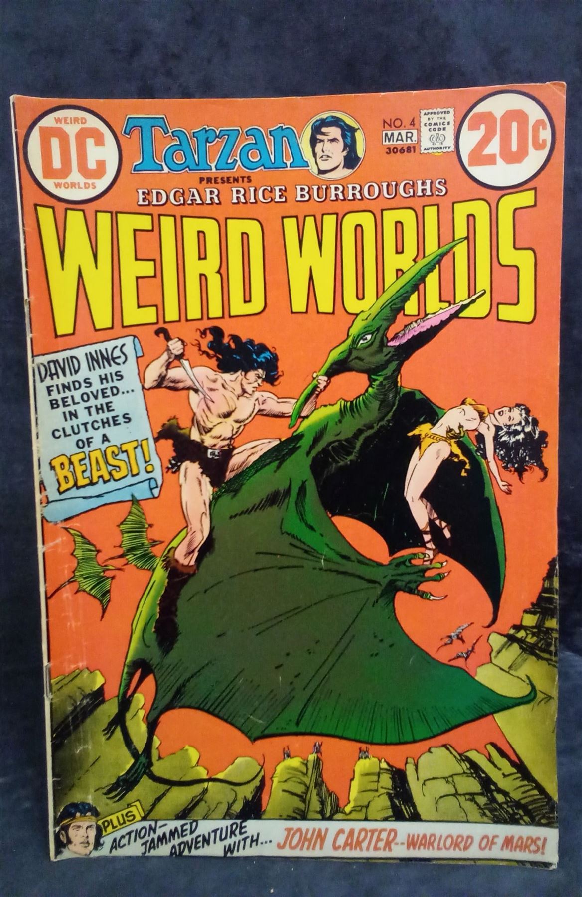 Weird Worlds #4 1973 DC Comics Comic Book
