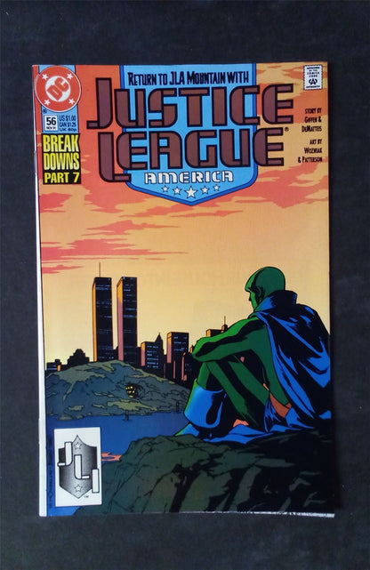 Justice League America #56 Direct Edition 1991 dc-comics Comic Book dc-comics Comic Book