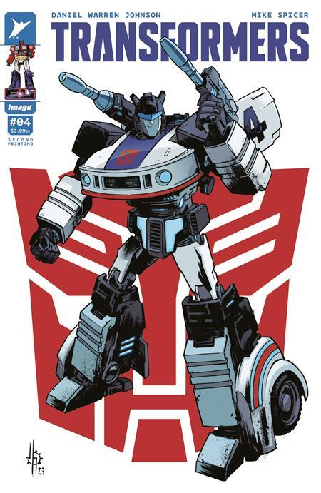 Transformers #4 Second Printing Cvr B Jason Howard Var Image Comics Comic Book