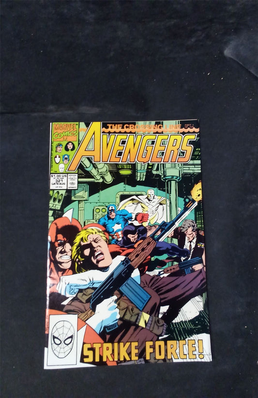 The Avengers #321 Direct Edition 1990 marvel Comic Book