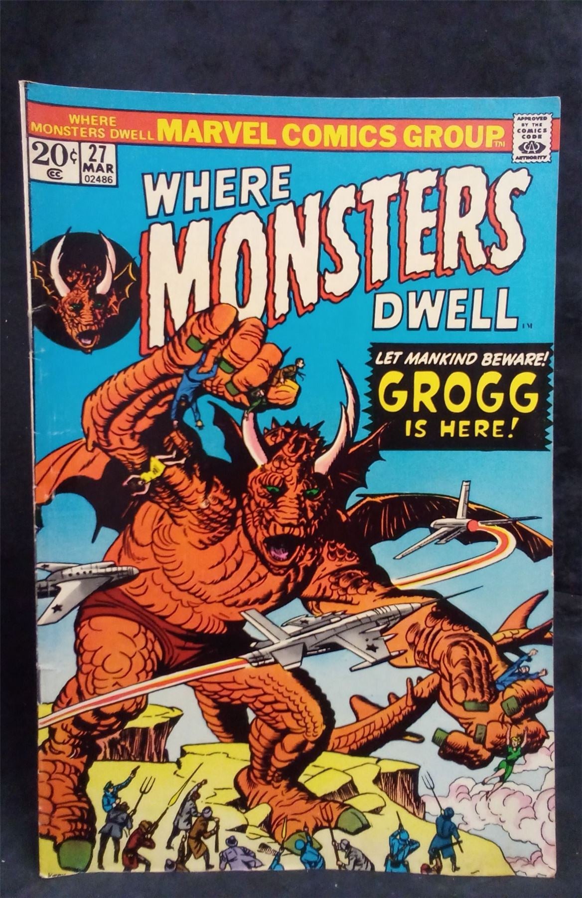 Where Monsters Dwell #27 1974 Marvel Comics Comic Book