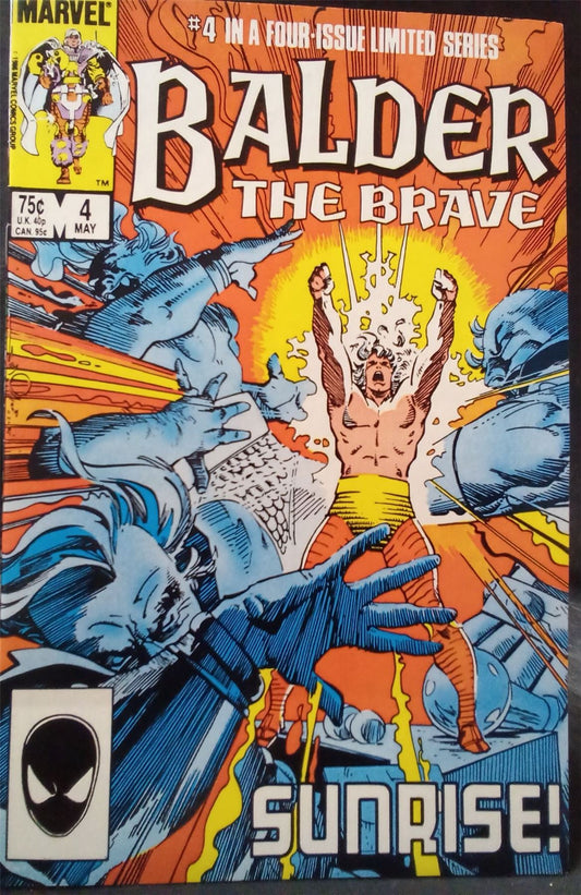 Balder the Brave #4 1986 Marvel Comics Comic Book