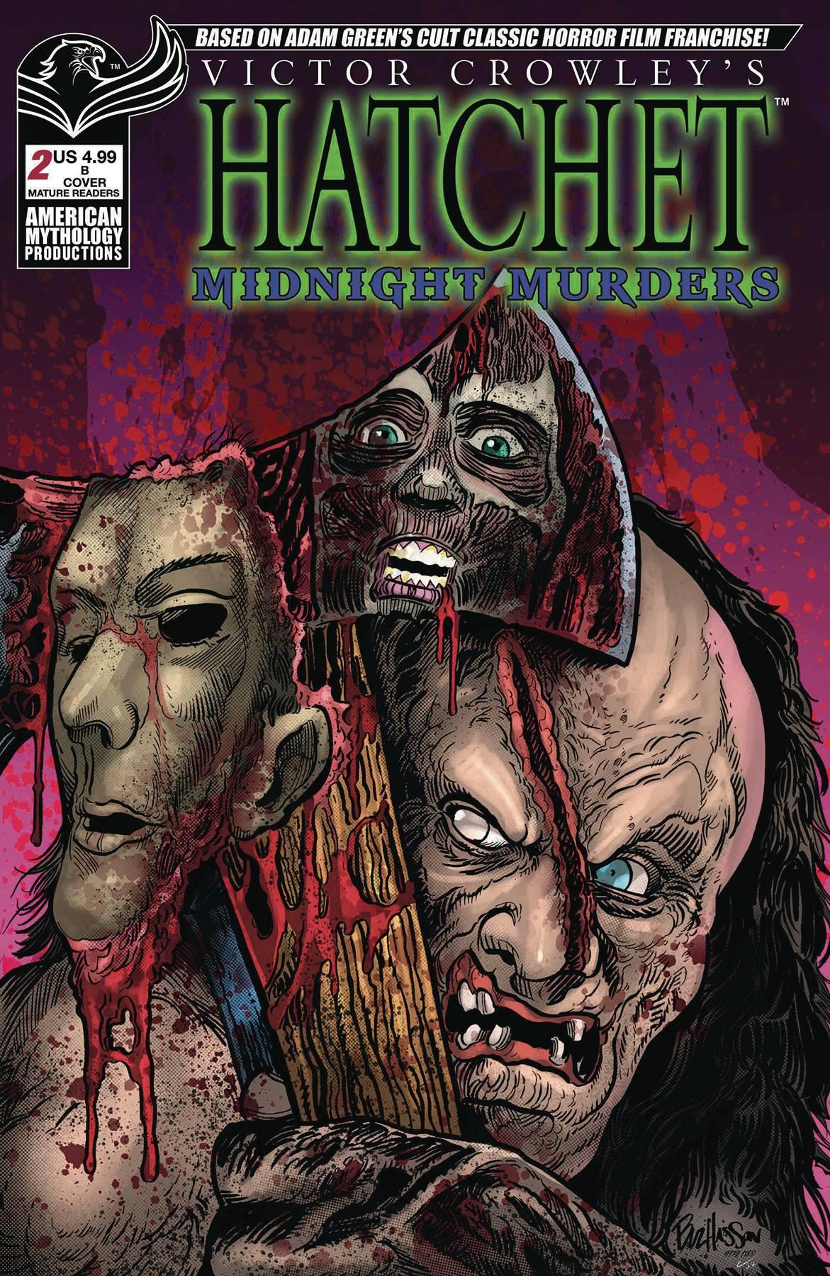 Hatchet Midnight Murders #2 Cvr B Hasson Cvr B Hasson American Mythology Productions Comic Book 2024