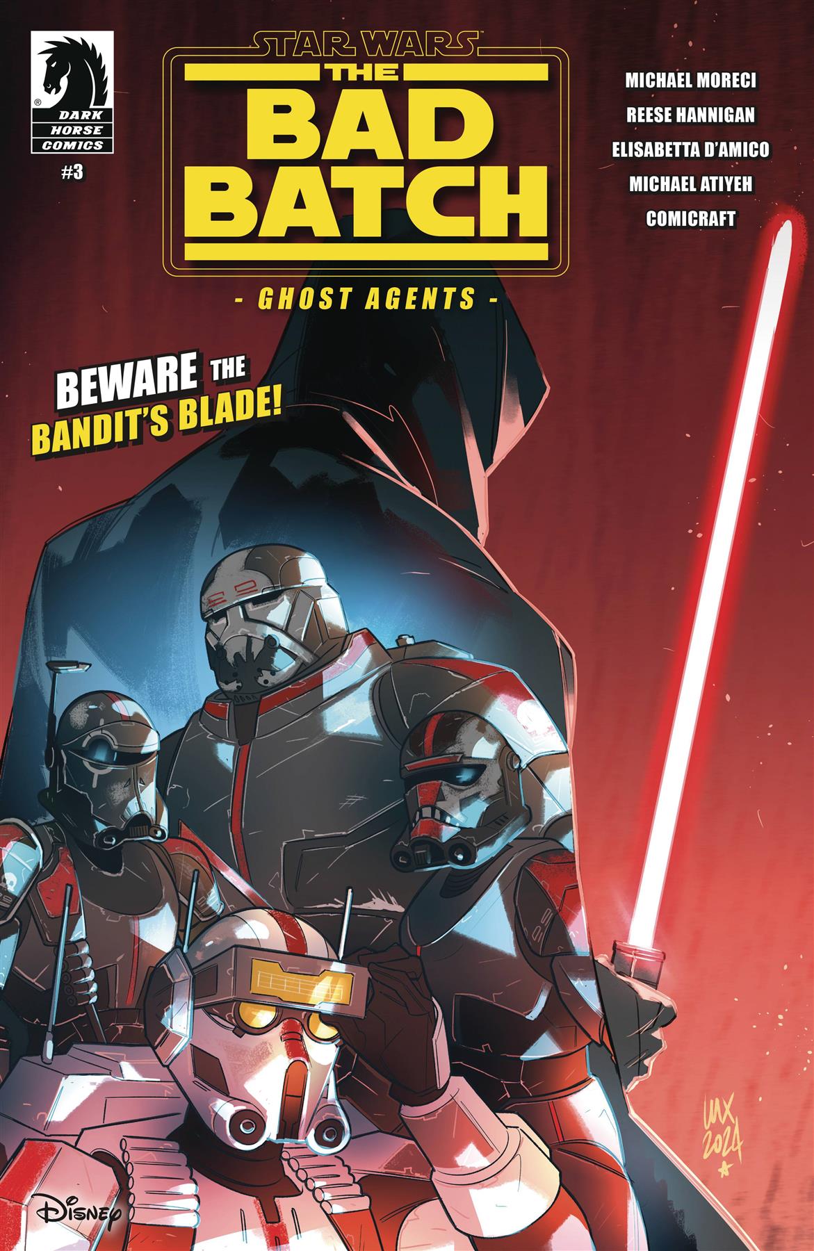 Star Wars Bad Batch Ghost Agents #3 Cvr A Favoccia Cvr A Favoccia Dark Horse Prh Comic Book 2025