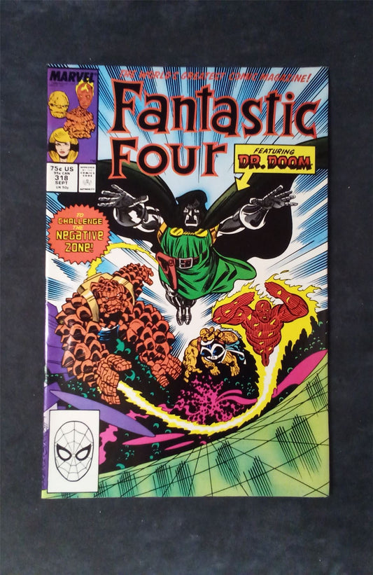 Fantastic Four #318 Direct Edition 1988 marvel Comic Book