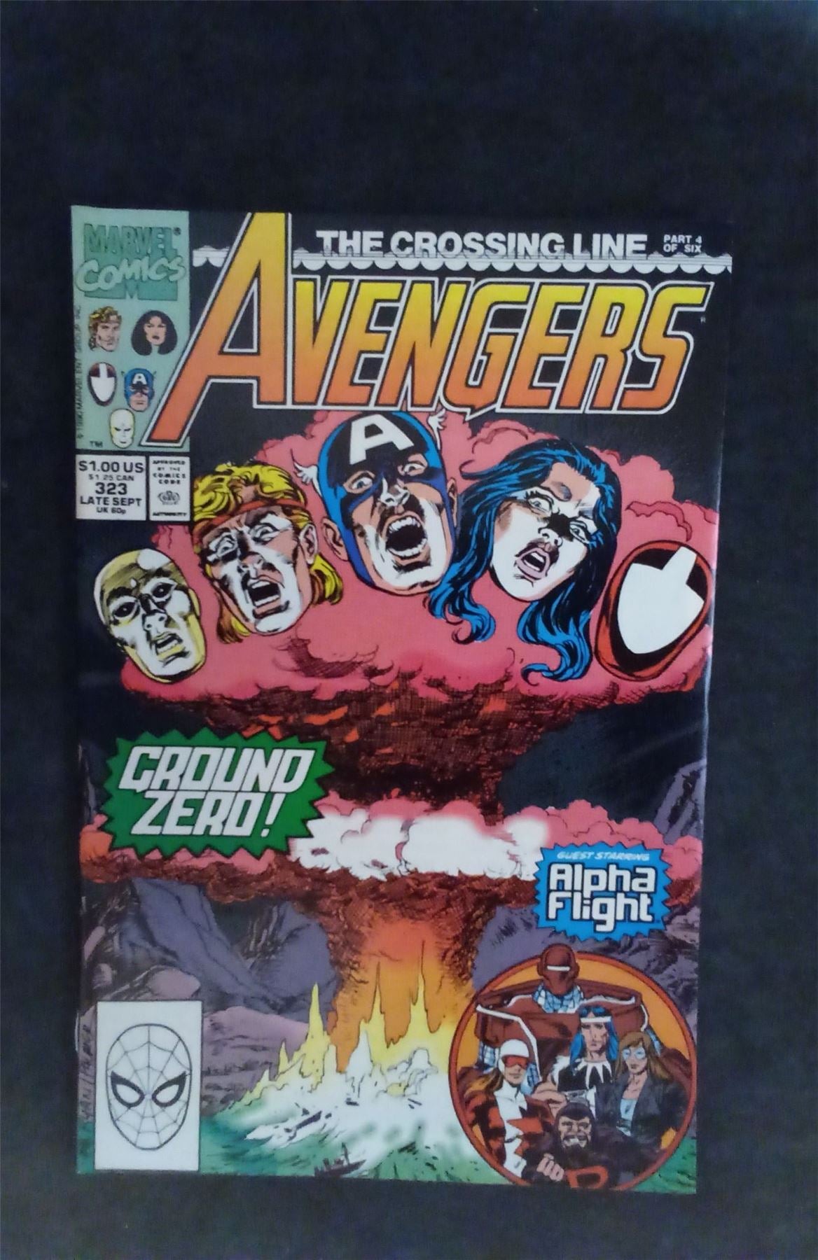 The Avengers #323 1990 marvel Comic Book