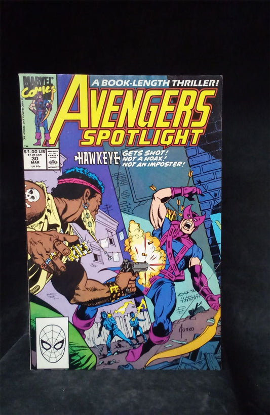 Avengers Spotlight #30 1990 Marvel Comics Comic Book