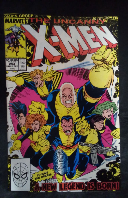 The Uncanny X-Men #254 1989 Marvel Comic Book