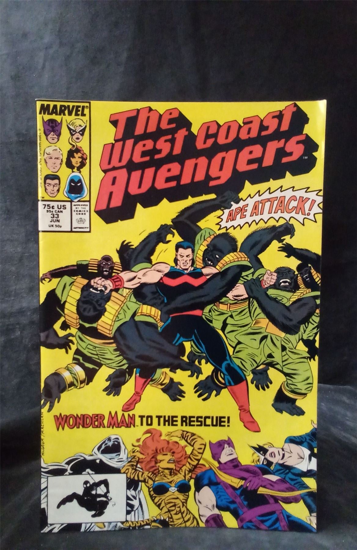 West Coast Avengers #33 1988 Marvel Comics Comic Book