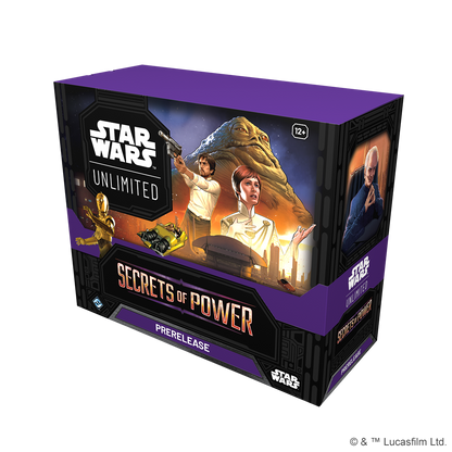 Star Wars Unlimited TCG Secrets of Power Prerelease Box By Fantasy Flight Games