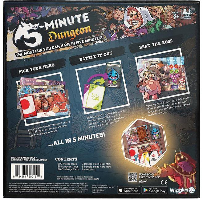 5 Minute Dungeon By  Wiggles 3D Board Game