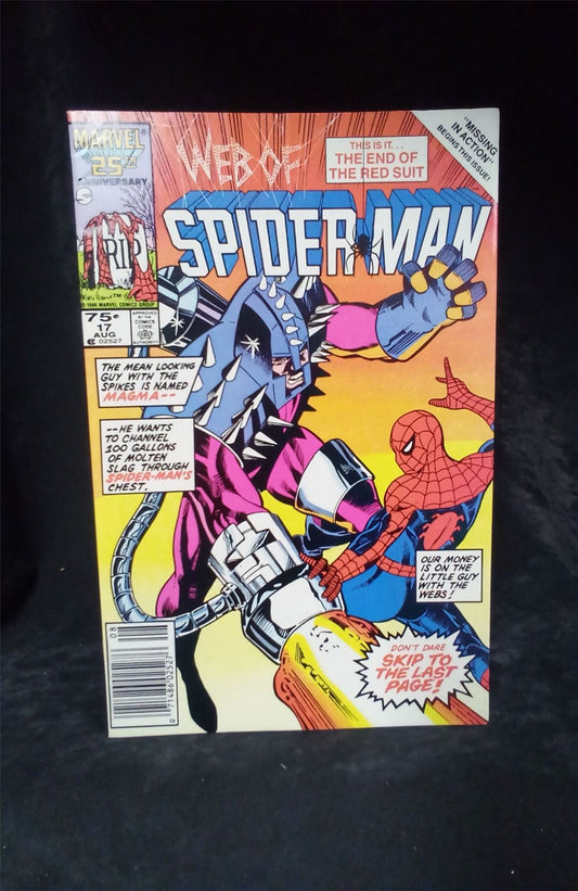 Web of Spider-Man #17 1986 Marvel Comics Comic Book