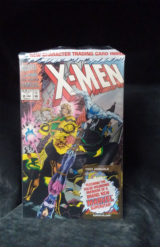 X-Men Annual #2 w/ card and poster *opened*  1993 Marvel Comics Comic Book