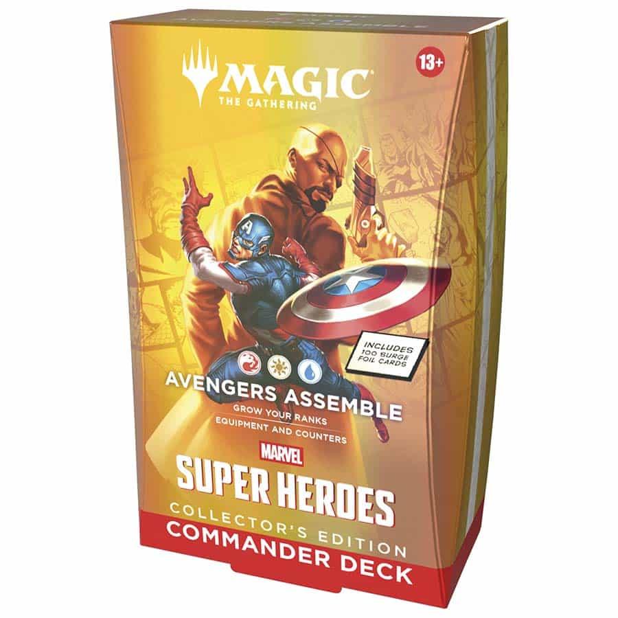 MTG TCG Universes Beyond- Marvel Super Heroes Commander Deck: Avengers Assemble, Collector's Edition By Wizards of the Coast