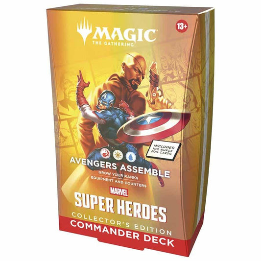 MTG TCG Universes Beyond- Marvel Super Heroes Commander Deck: Avengers Assemble, Collector's Edition By Wizards of the Coast