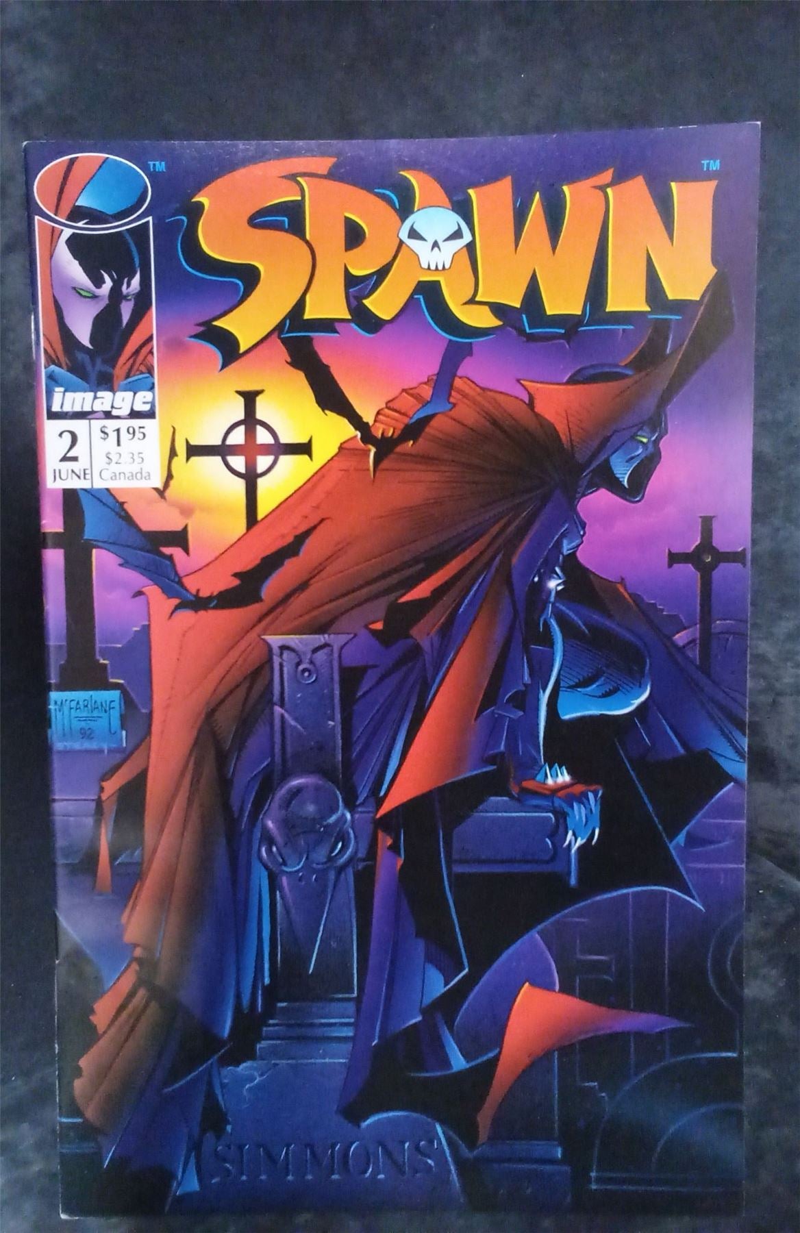 Spawn #2 1992 Image Comics Comic Book