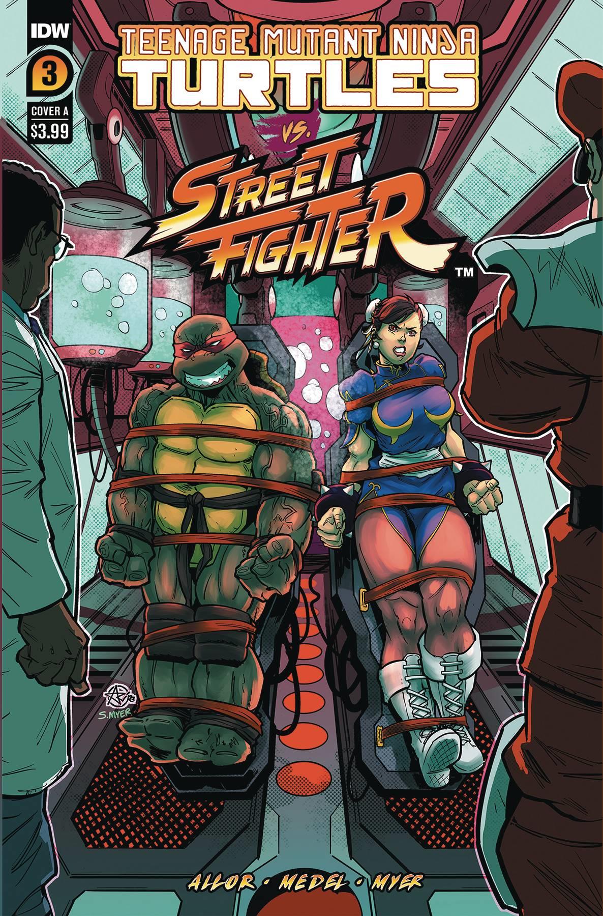 Tmnt Vs Street Fighter #3 (of 5) Cvr A Medel Idw-prh Comic Book