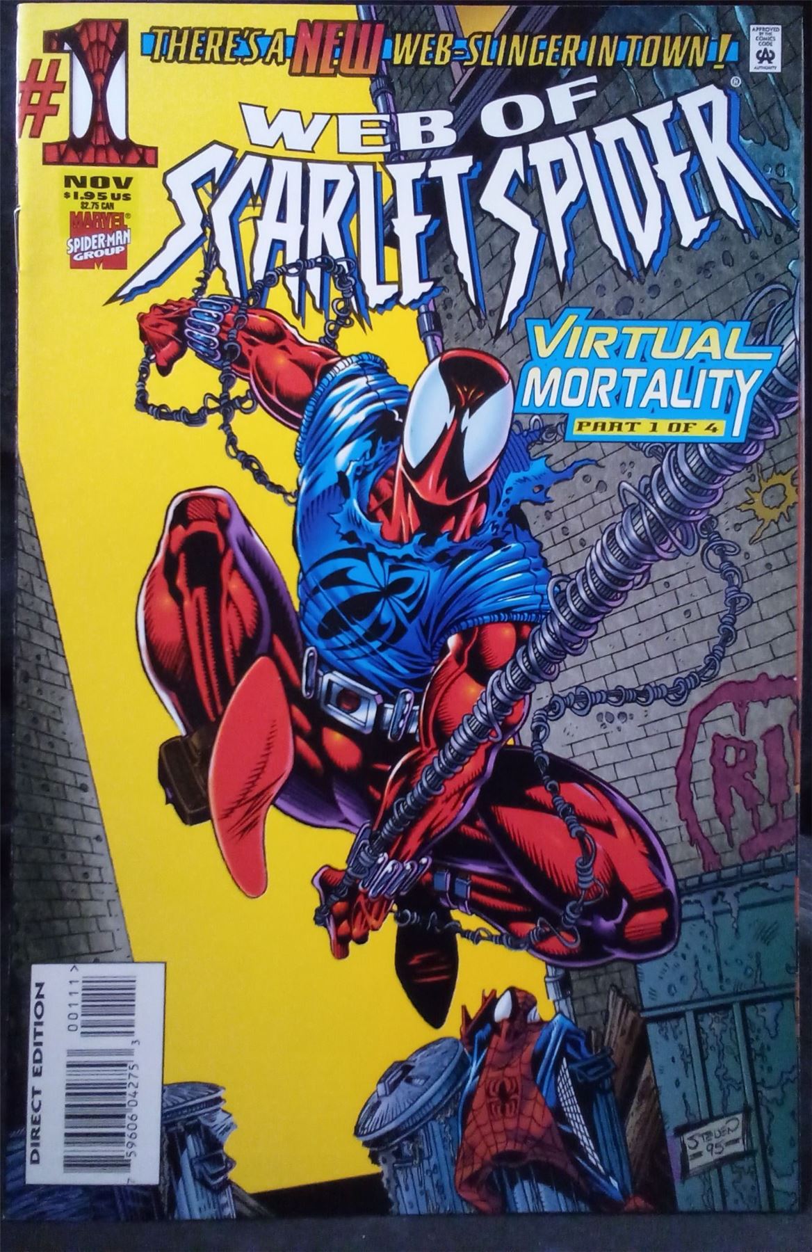 Web of Scarlet Spider #1 1995 Marvel Comics Comic Book