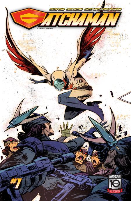 Gatchaman#1 Cvr B Sanford Greene Connecting Cover Var Mad Cave Studios Comic Book