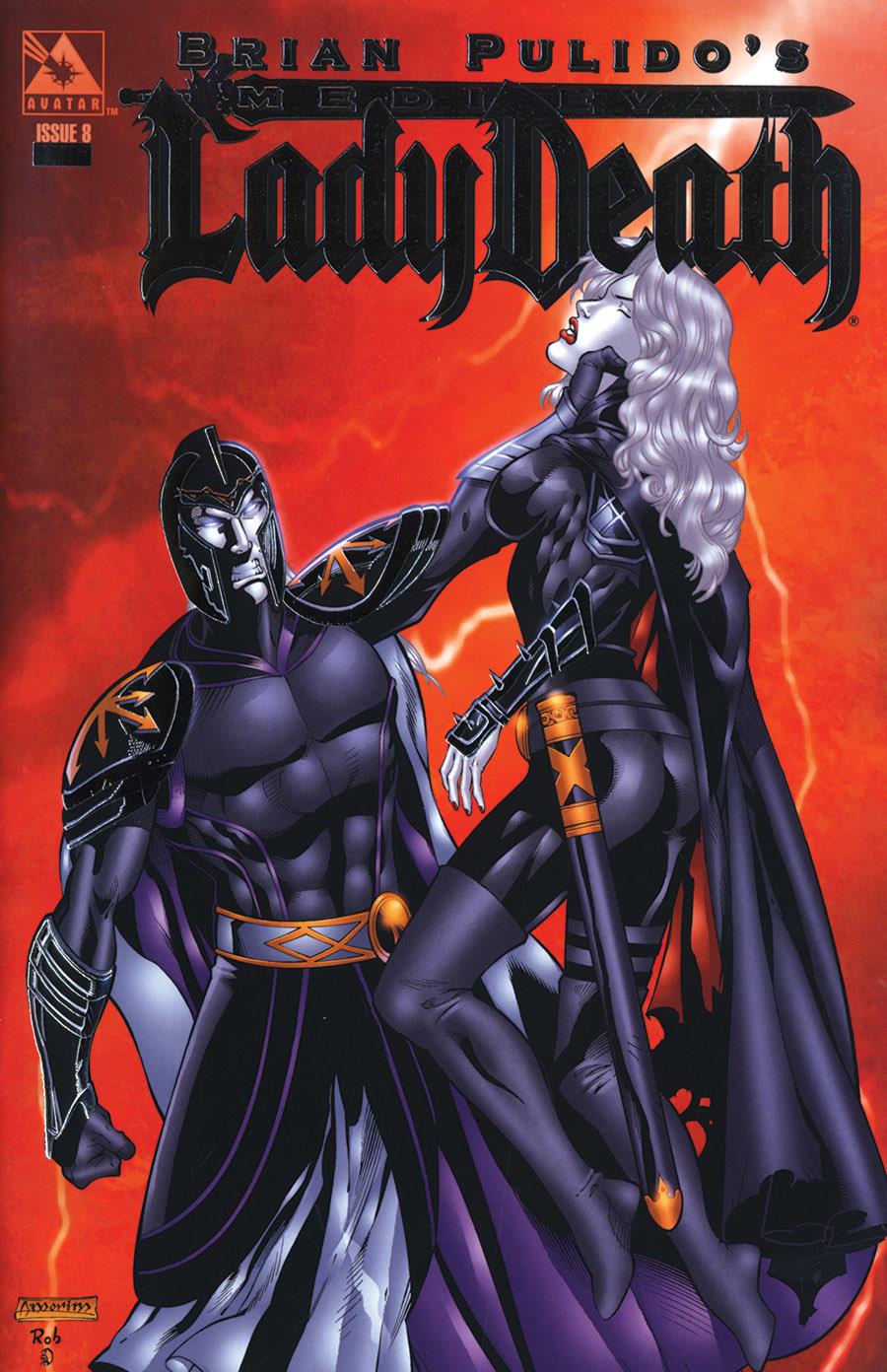 Medieval Lady Death Platinum B Bag Set (5ct) Boundless Comics Comic Book