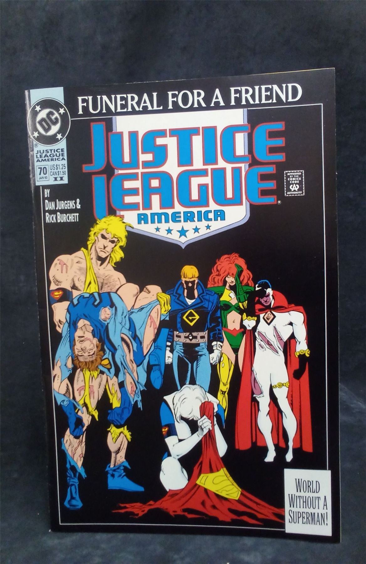 Justice League America #70 Second Print Cover 1993 DC Comics Comic Book