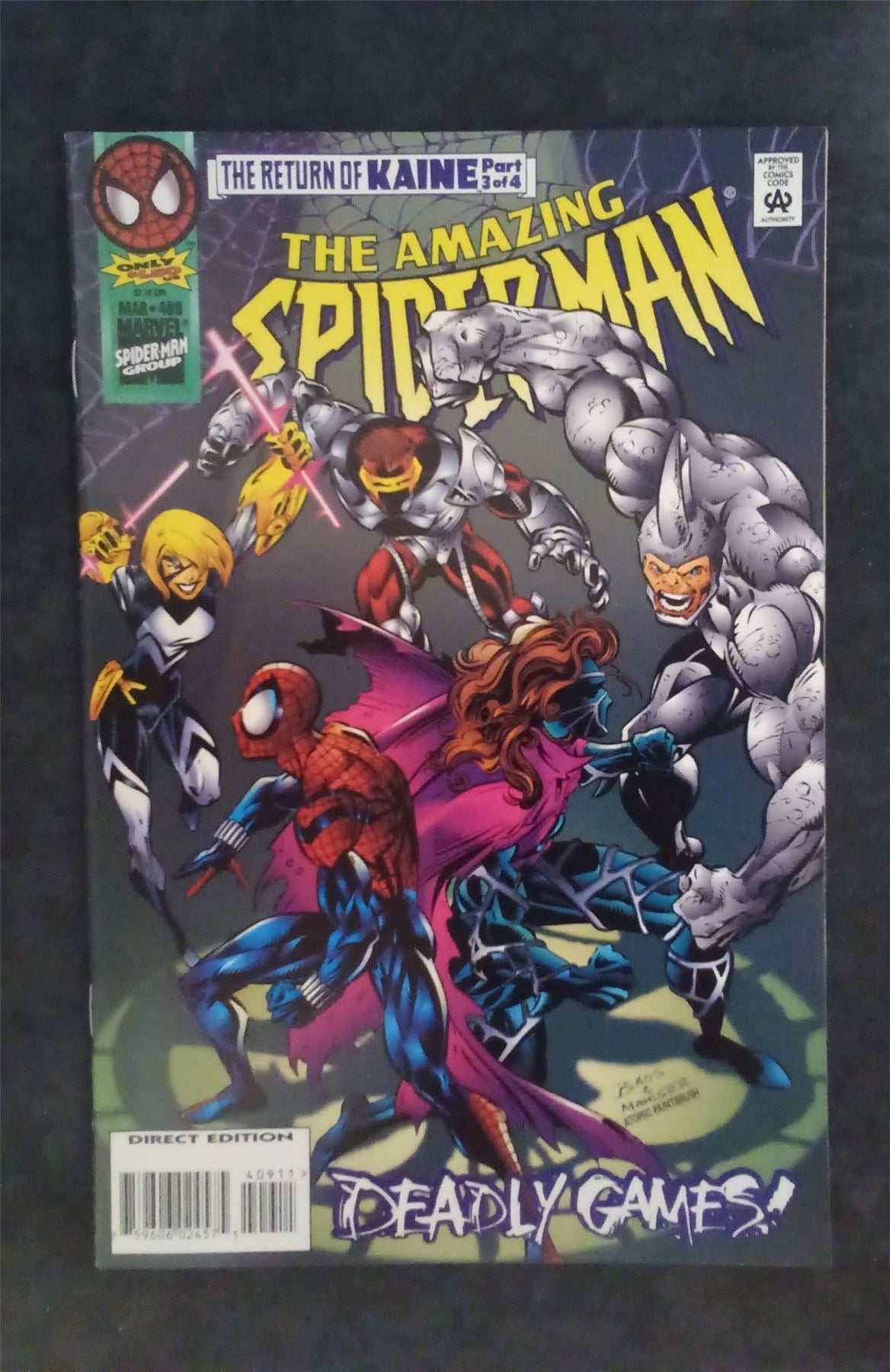 The Amazing Spider-Man #409 1996 marvel Comic Book