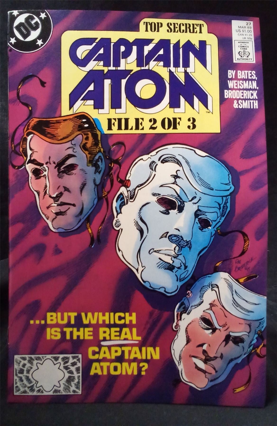 Captain Atom #27 1989 DC Comics Comic Book