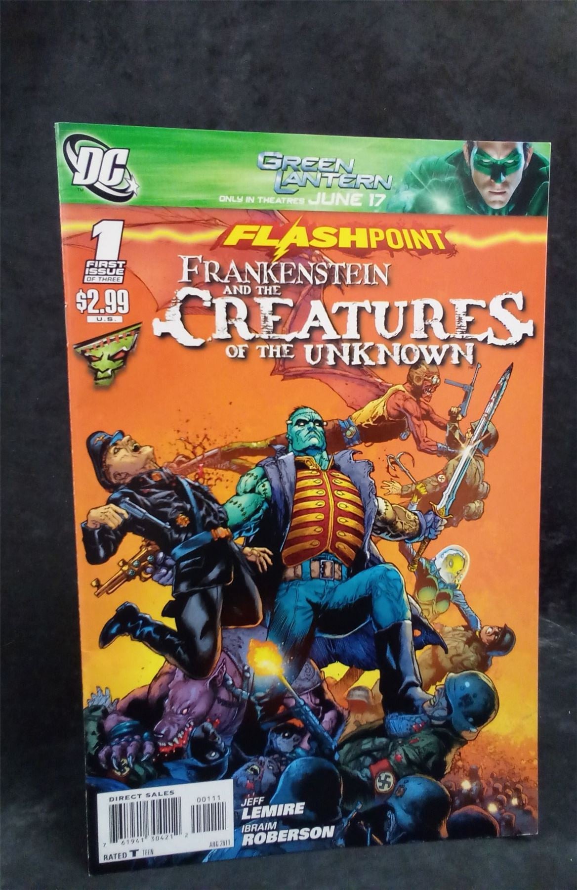 Flashpoint: Frankenstein and the Creatures of the Unknown #1 2011 DC Comics Comic Book
