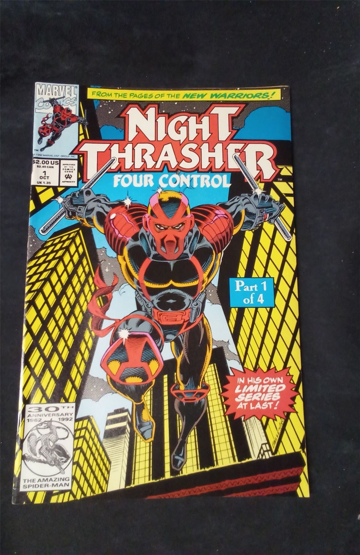 Night Thrasher: Four Control #1 Direct Edition 1992 marvel Comic Book