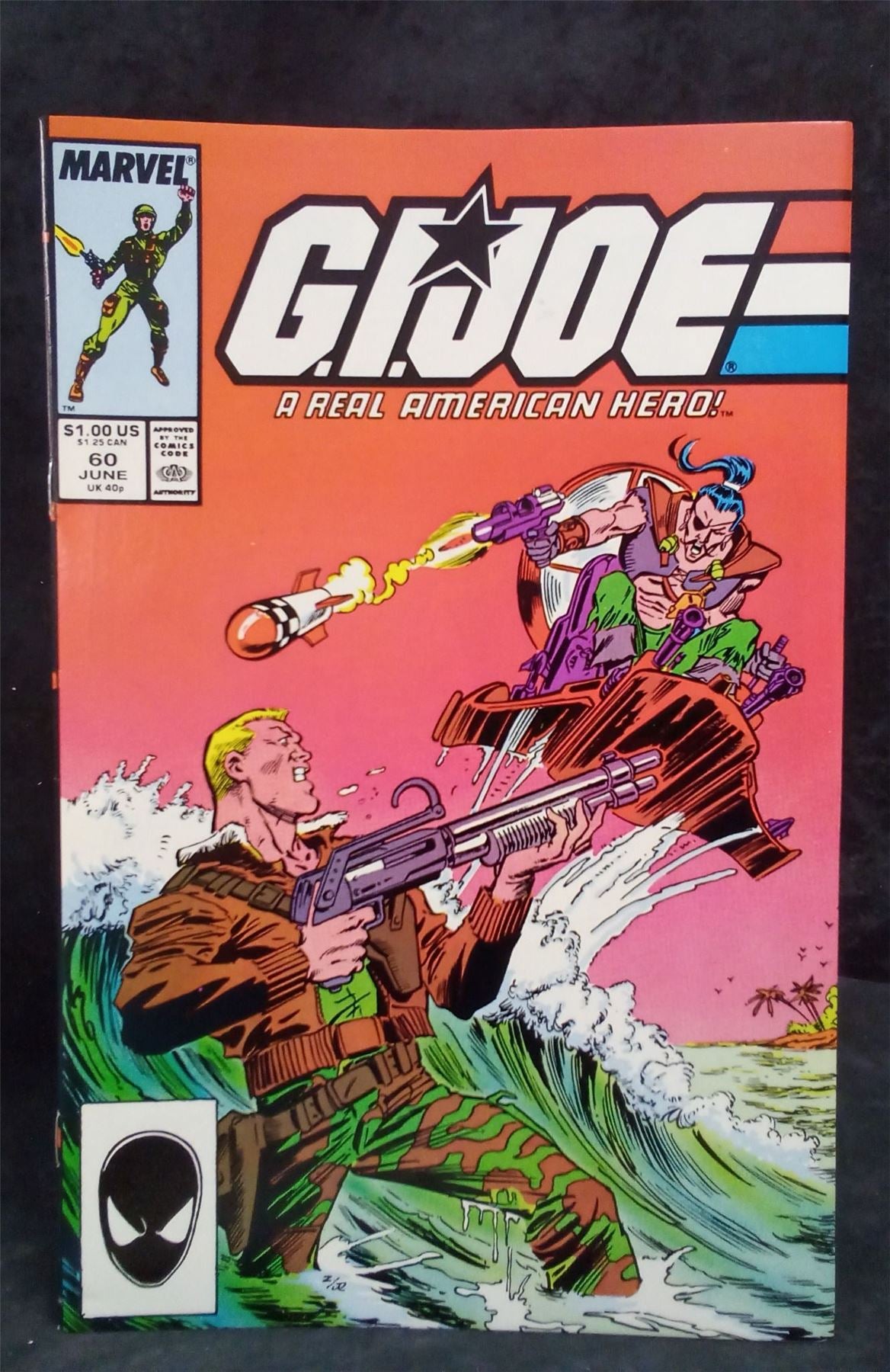 G.I. Joe: A Real American Hero #60 1987 Marvel Comics Comic Book