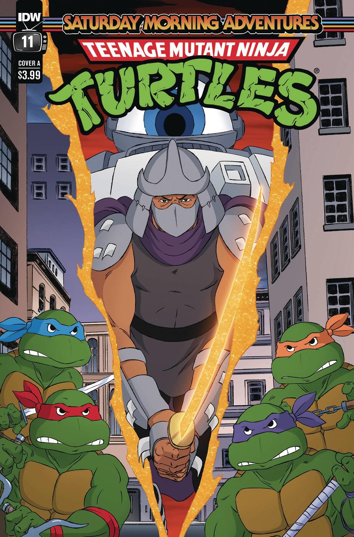 Tmnt Saturday Morning Adv 2023 #11 Cvr A Schoening Idw-prh Comic Book