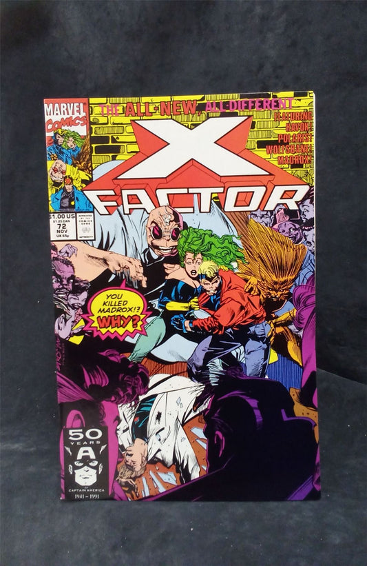 X-Factor #72 1991 Marvel Comics Comic Book