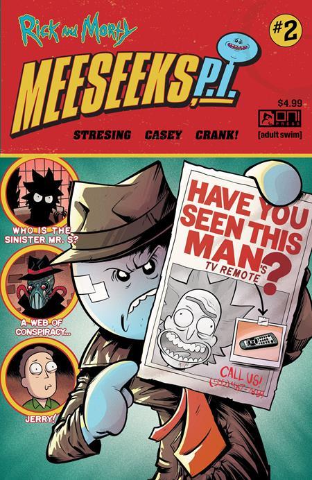 Rick And Morty Meeseeks Pi #2 (of 3) Cvr A Fred C Stresing (mr) Oni Press Comic Book