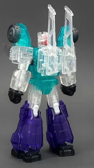 Blokees Transformers Exclusive Sixshot Transparent Version by Blokees