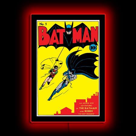 Batman No 1 Mini Poster Plus Led Illuminated  Sign DC Comics Comic Book