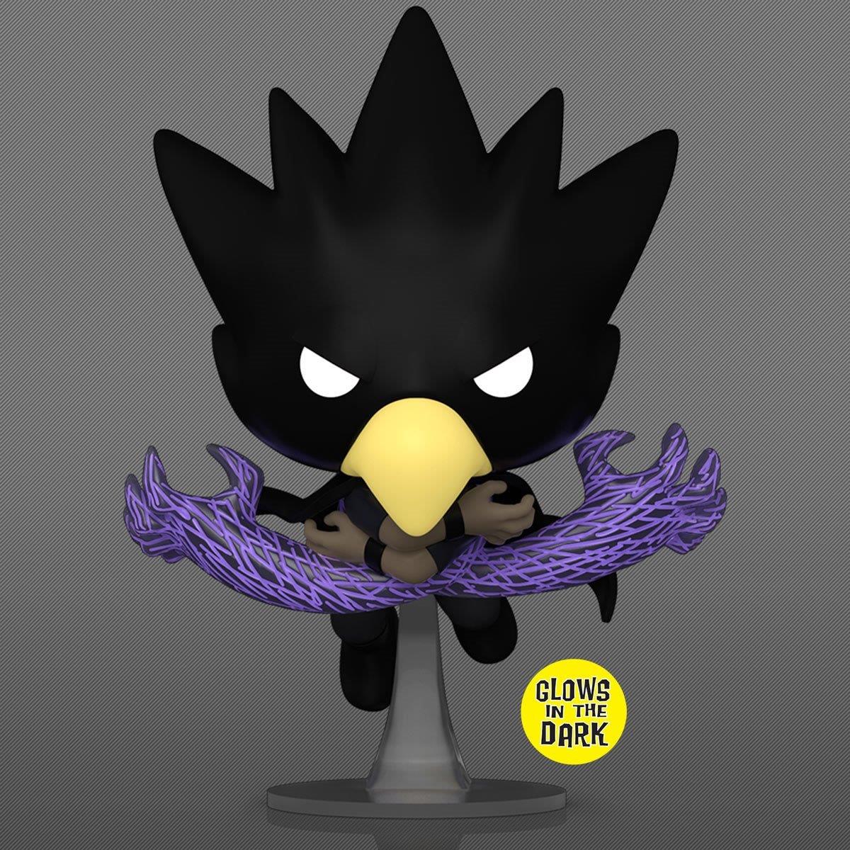 Funko Pop! My Hero Academia Fumikage Tokoyami Fallen Angel Glow-in-the-Dark - AAA Anime Exclusive #1351 Vinyl Figure