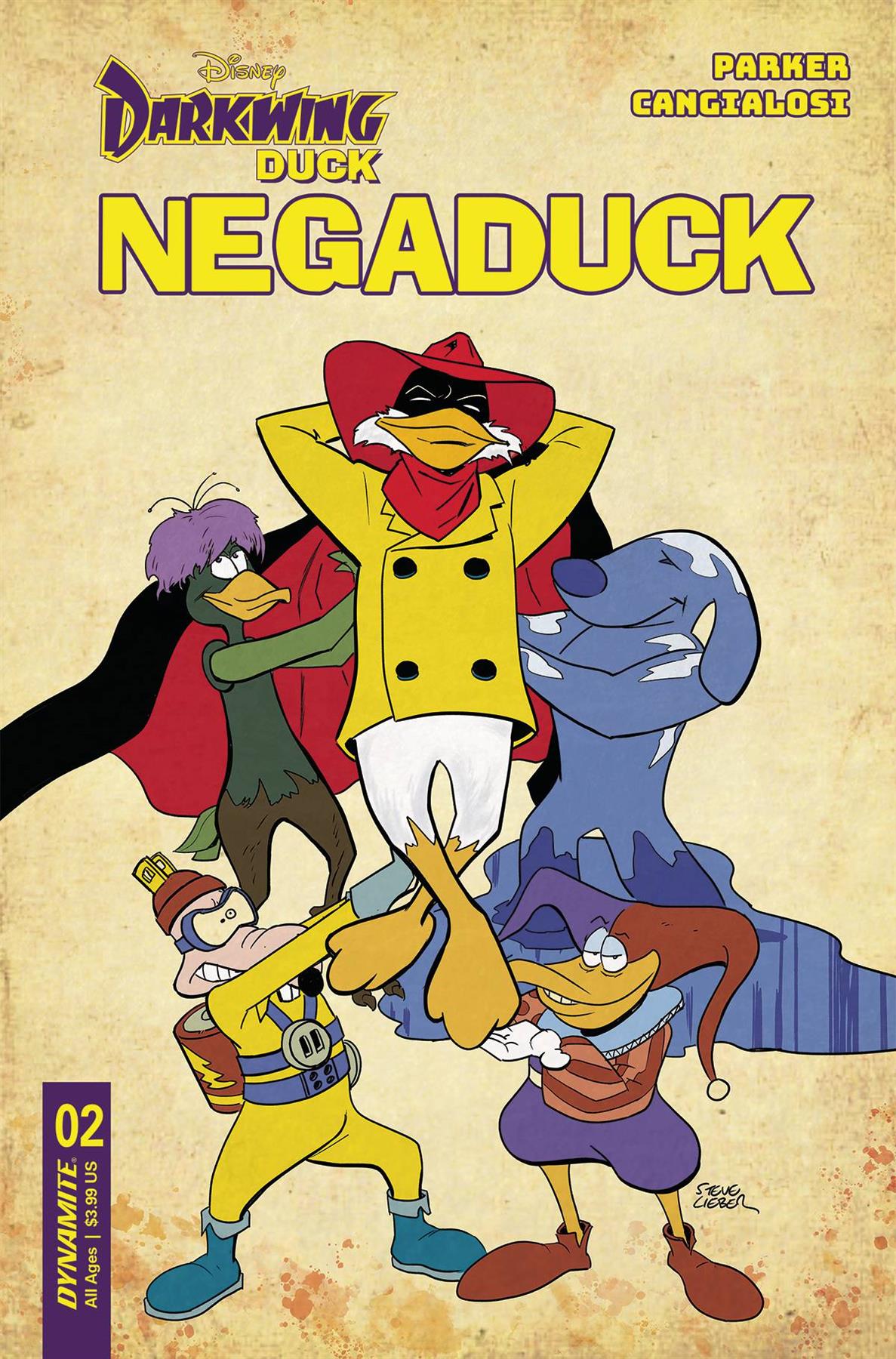 Negaduck #2 Cvr B Lieber Dynamite Comic Book