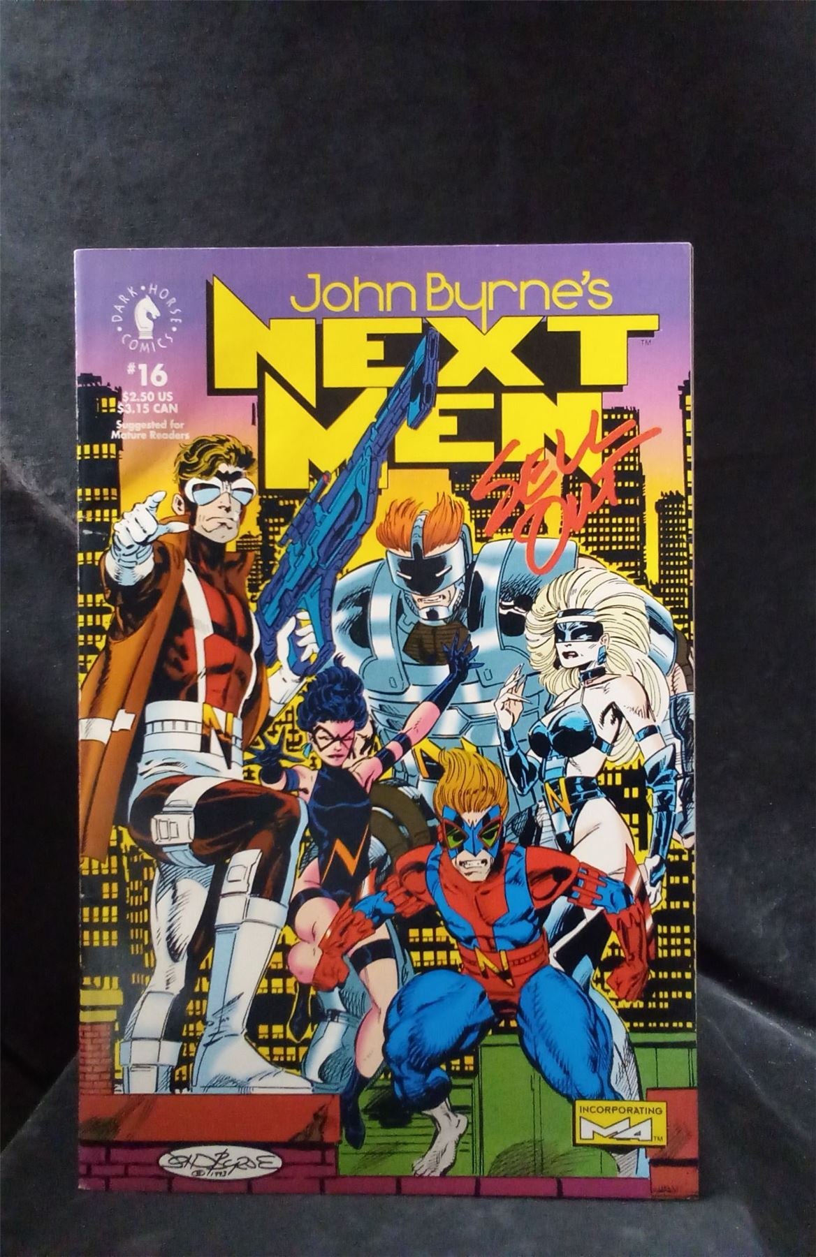 John Byrne's Next Men #16 1993 dark-horse Comic Book