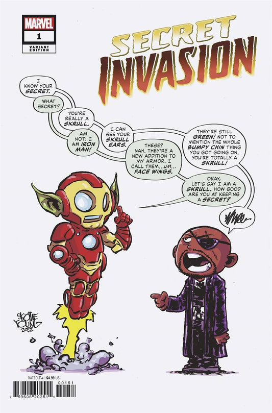 Secret Invasion #1 (Young Var) Marvel Prh Comic Book 2022