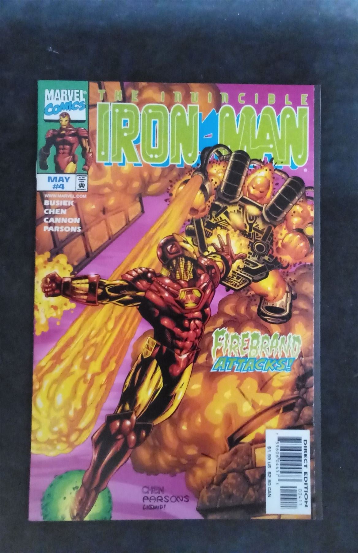 Iron Man #4 1998 marvel Comic Book