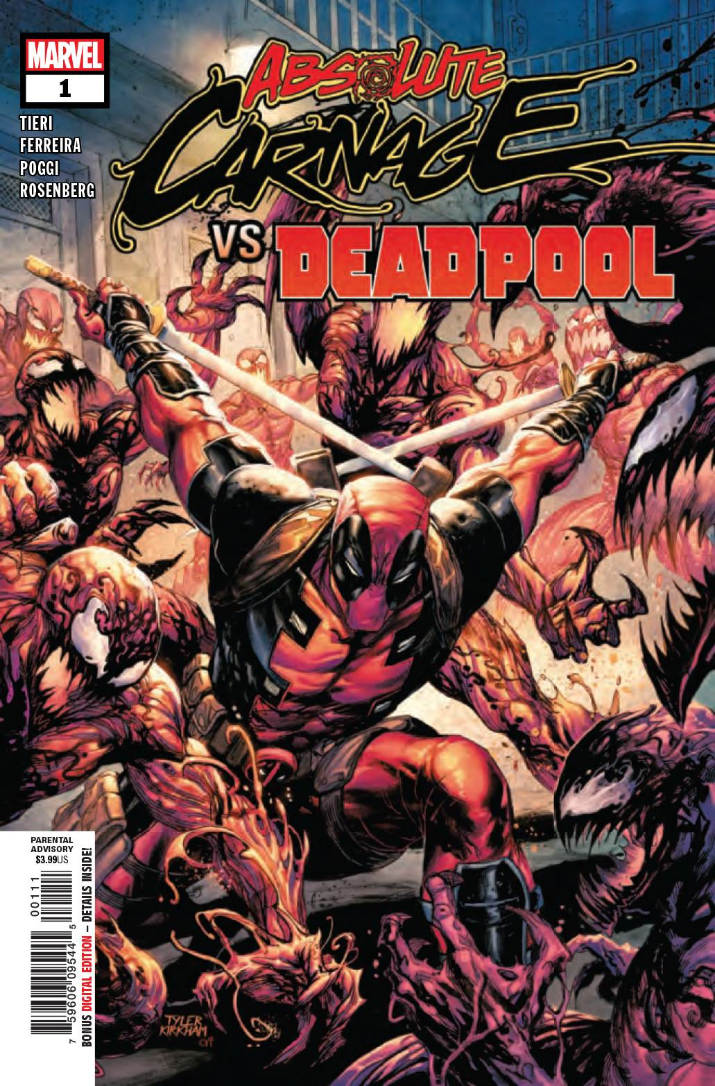 Absolute Carnage Vs Deadpool #1 (Ac) Marvel Comics Comic Book