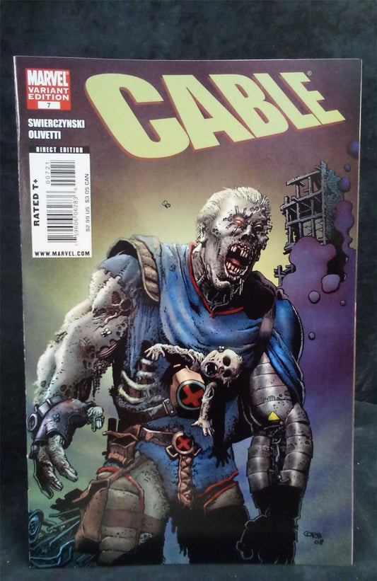 Cable #7 Zombie Cover 2008 Marvel Comics Comic Book
