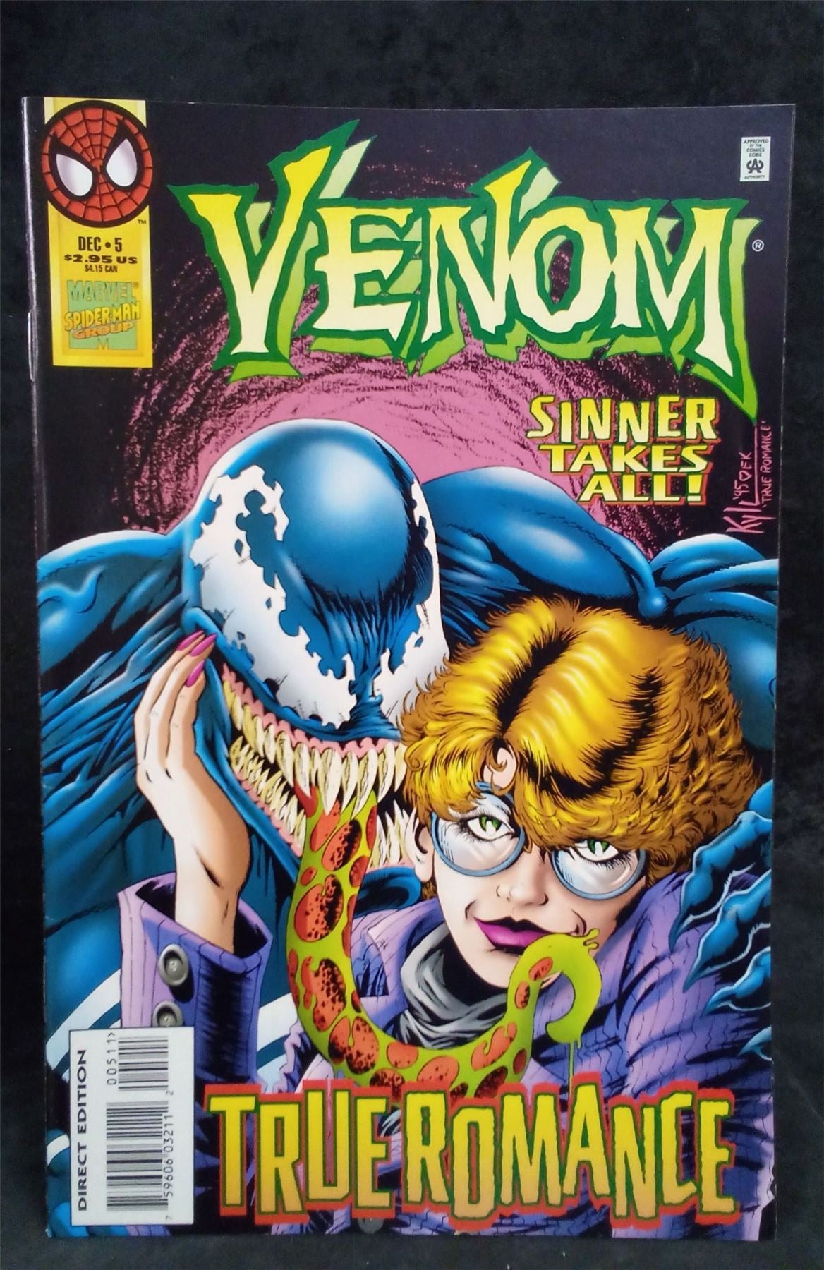 Venom: Sinner Takes All #5 1995 Marvel Comics Comic Book