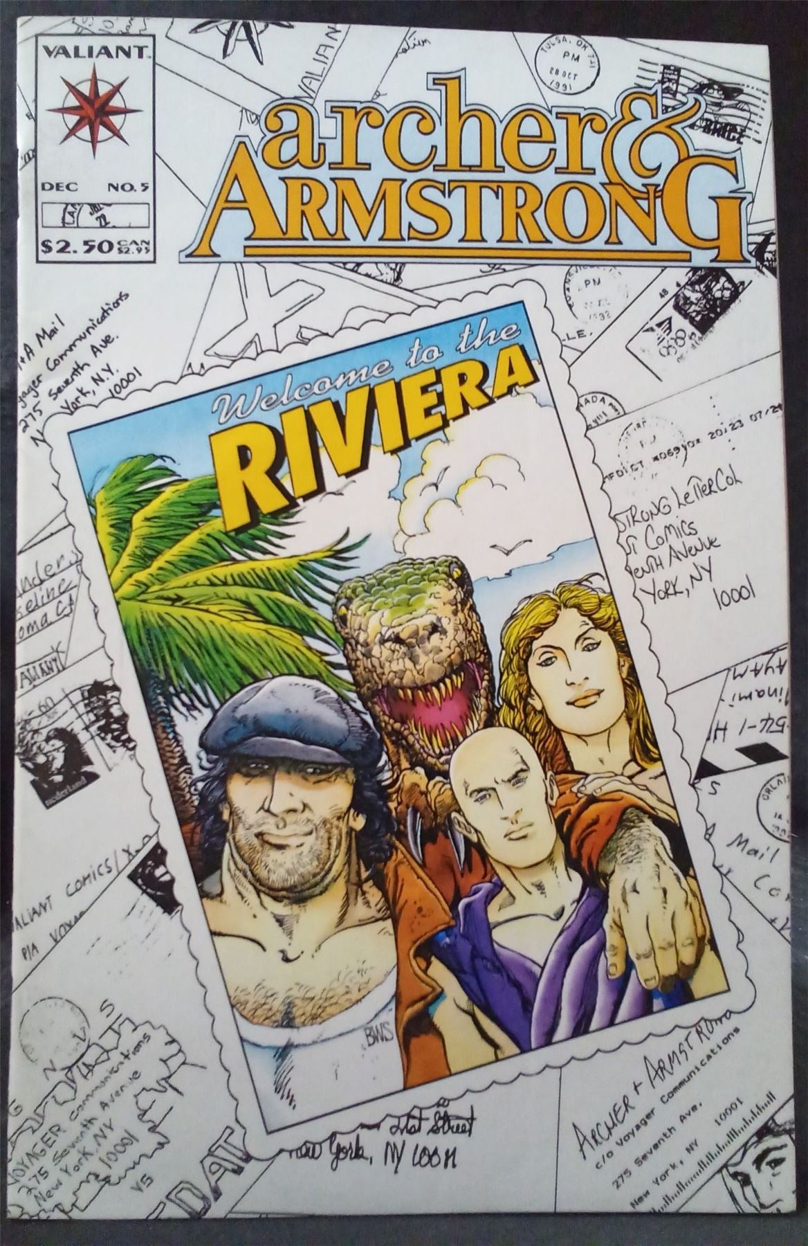 Archer & Armstrong #5 1992 valiant Comic Book