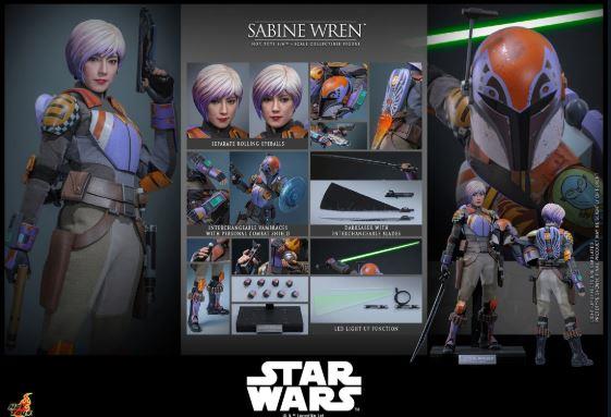 Sabine Wren™ Sixth Scale Figure Star Wars Hot Toys